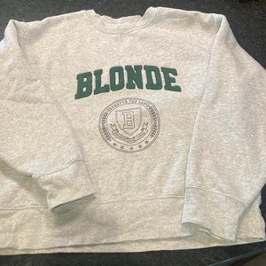 Brunette the Label Blonde Varsity sweater s/m